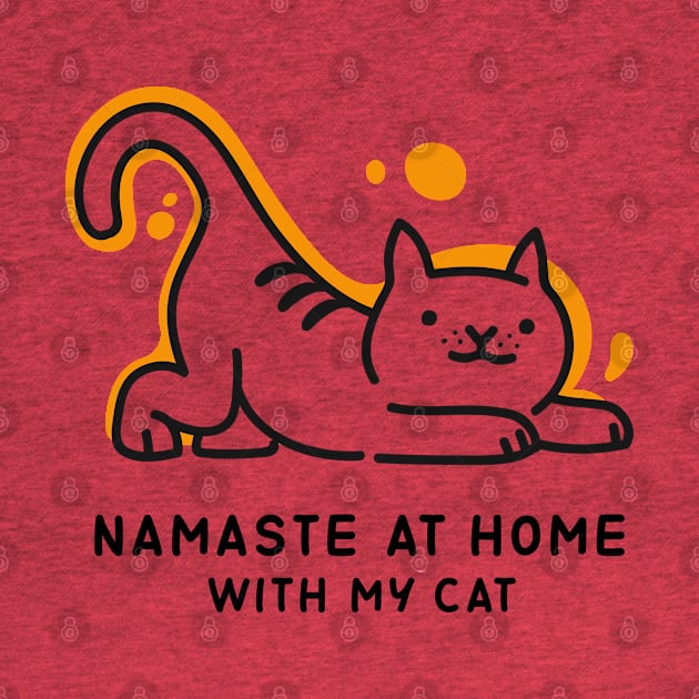 NAMASTE AT HOME WITH MY CAT by YaiVargas